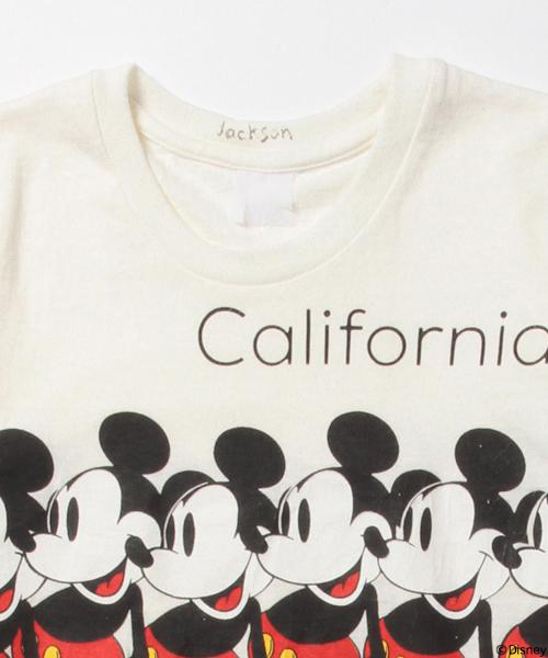 Ray BEAMS（レイビームス）の「JACKSON MATISSE / ”ミッキーマウス” T（Tシャツ/カットソー・レディース・ホワイト/グレー・ONE SIZE）」の5枚目の写真
