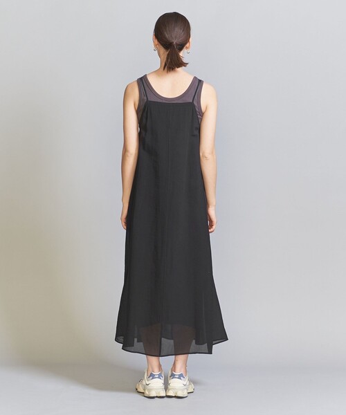 BEAUTY&YOUTH UNITED ARROWS（ビューティーアンドユースユナイテッドアローズ）の「シア― フレア キャミワンピース（ワンピース・レディース・オフホワイト/ブラック/ケリー・S/M）」の18枚目の写真