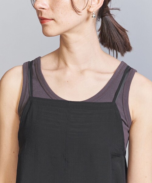 BEAUTY&YOUTH UNITED ARROWS（ビューティーアンドユースユナイテッドアローズ）の「シア― フレア キャミワンピース（ワンピース・レディース・オフホワイト/ブラック/ケリー・S/M）」の19枚目の写真