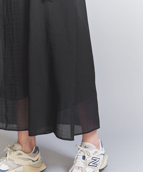 BEAUTY&YOUTH UNITED ARROWS（ビューティーアンドユースユナイテッドアローズ）の「シア― フレア キャミワンピース（ワンピース・レディース・オフホワイト/ブラック/ケリー・S/M）」の21枚目の写真