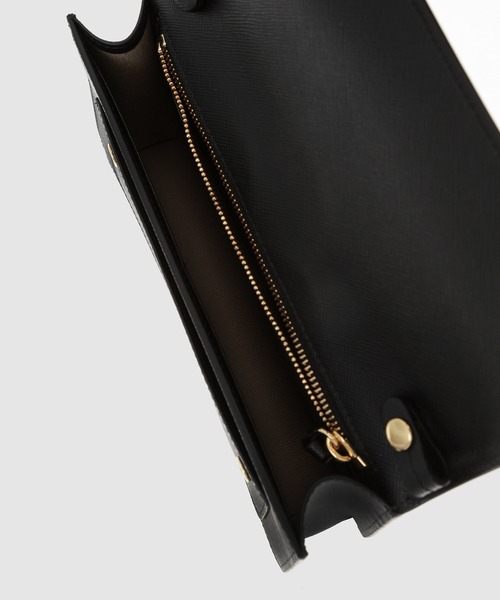 MARNI(マルニ)の「TRUNK / チェーン付きロングウォレット(ウォレットチェーン・レディース・ブラック/オリーブ・ONE SIZE)」の4枚目の写真