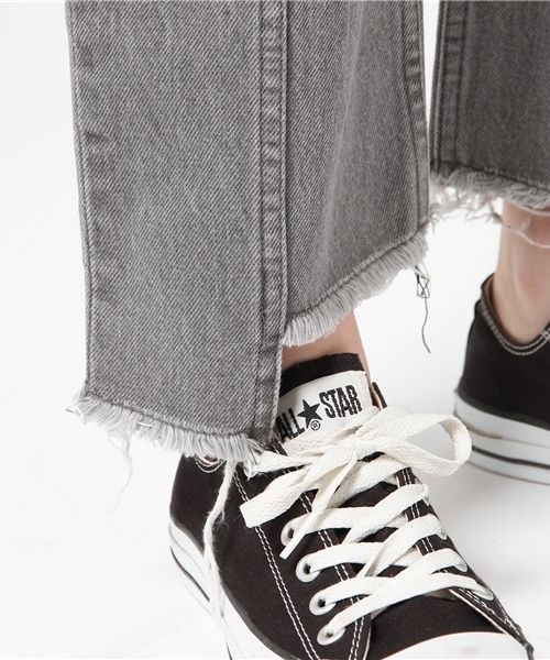 goocy（グースィー）の「センター切替デニム（デニムパンツ・レディース・グレー・1/0）」の8枚目の写真