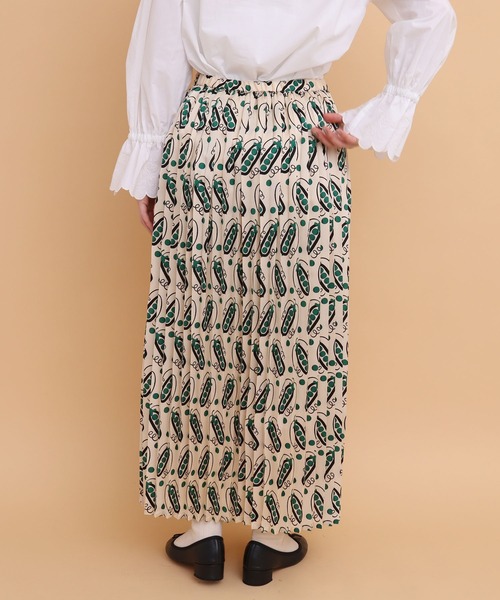 peu pres（プープレ）の「●スナップエンドウpr プリーツスカート（スカート・レディース・グリーン/イエロー・FREE）」の16枚目の写真