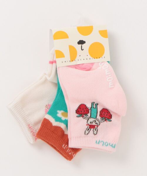 moimoln（モイモルン）の「【3点SET】ジョリーソックス（ソックス/靴下・キッズ・ピンク・10cm/12cm/14cm/16cm）」の6枚目の写真