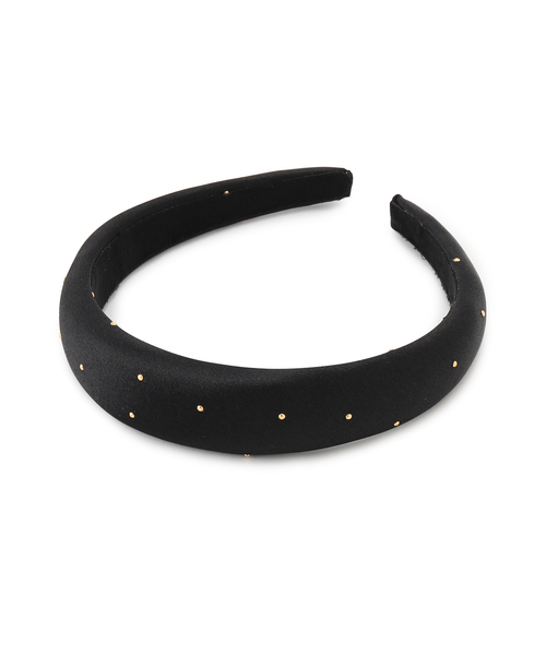 VIS(ビス)の「メタルドットサテンカチューシャ(カチューシャ・レディース・オフホワイト/シルバー/ゴールド・FREE)」の8枚目の写真