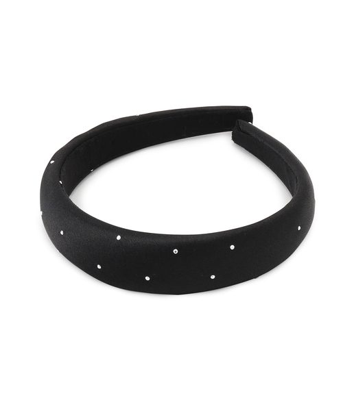 VIS(ビス)の「メタルドットサテンカチューシャ(カチューシャ・レディース・オフホワイト/シルバー/ゴールド・FREE)」の9枚目の写真