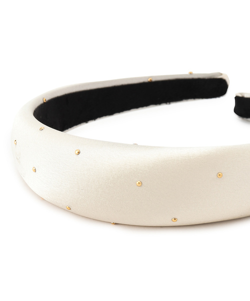 VIS(ビス)の「メタルドットサテンカチューシャ(カチューシャ・レディース・オフホワイト/シルバー/ゴールド・FREE)」の15枚目の写真