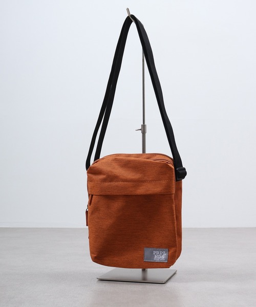 propellerheads（プロペラヘッズ）の「propellerheads 杢調ポリエステル4ポケット縦型ミニショルダー（ショルダーバッグ・メンズ・ブルーグリーン/オレンジ/オフホワイト/グレー/ブラック・FREE）」の9枚目の写真