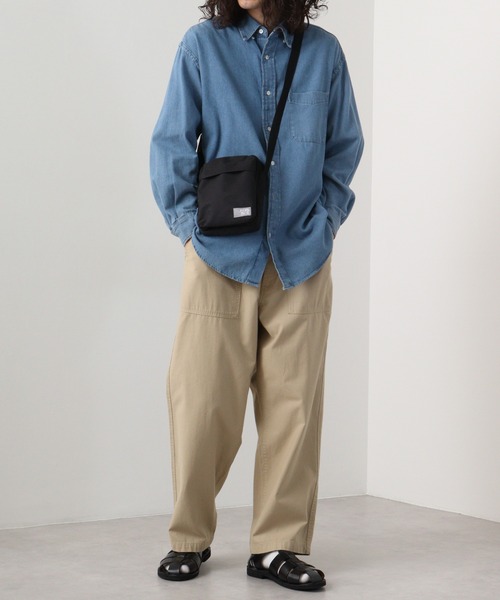 propellerheads（プロペラヘッズ）の「propellerheads 杢調ポリエステル4ポケット縦型ミニショルダー（ショルダーバッグ・メンズ・ブルーグリーン/オレンジ/オフホワイト/グレー/ブラック・FREE）」の20枚目の写真