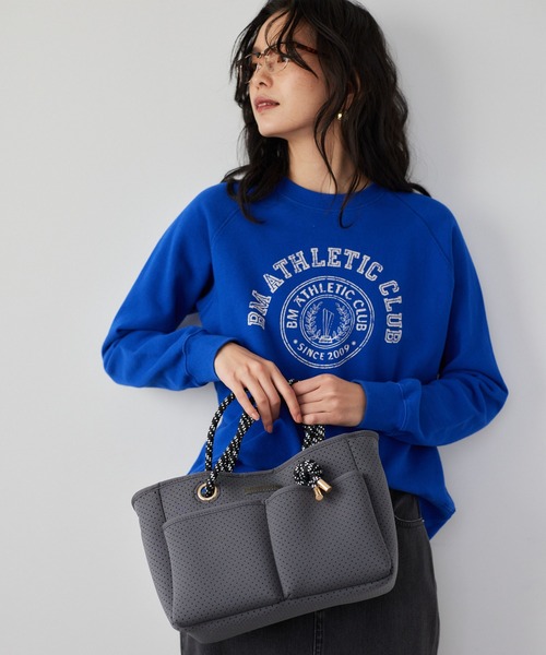 BARNYARDSTORM（バンヤードストーム）の「BARNYARDSTORM / パンチングトート【新色追加】（トートバッグ・レディース・ベージュ/ライトブルー/ブラック/チャコール/モカ/ライトグレー/アイボリー/グレー系その他・FREE）」の18枚目の写真