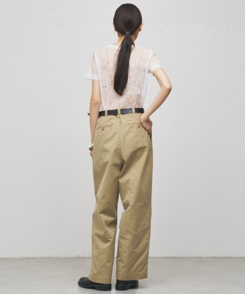 Whim Gazette(ウィムガゼット)の「【GEMINI】レースTシャツ(Tシャツ/カットソー・レディース・ブルー系その他/ホワイト・FREE)」の10枚目の写真