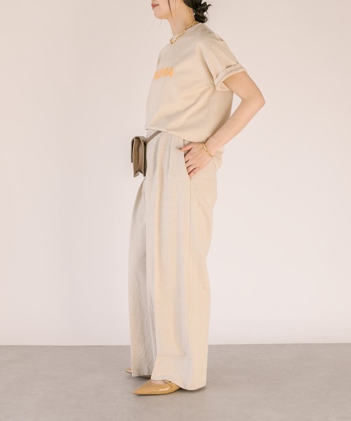 RIVE DROITE（リヴドロワ）の「CINEMA Tee（Tシャツ/カットソー・レディース・ネイビー/オフホワイト/ベージュ・FREE）」の13枚目の写真