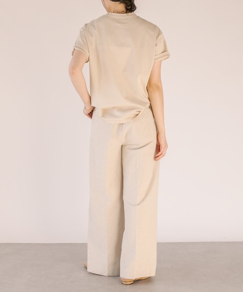 RIVE DROITE（リヴドロワ）の「CINEMA Tee（Tシャツ/カットソー・レディース・ネイビー/オフホワイト/ベージュ・FREE）」の14枚目の写真