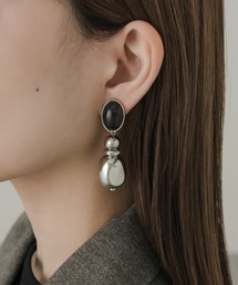 SMELLY | メタルコネクトボリュームイヤリング(イヤリング)