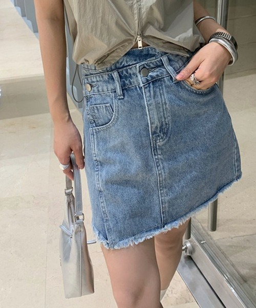 BRAY STEVE ALAN デニムスカート アシンメトリック Steven Alan（スティーブンアラン）の「＜Steven Alan＞DENIM