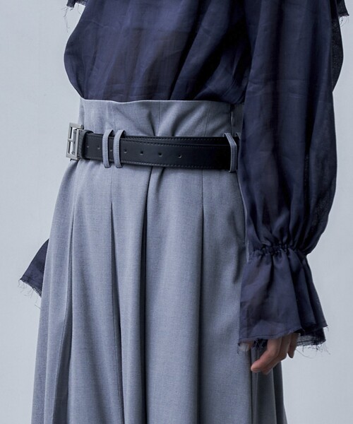 Firsthand（ファーストハンド）の「Firsthand/ファーストハンド フェイクレザーベルト（ベルト・レディース・ブラック/ダークブラウン・ﾌﾘ-）」の13枚目の写真