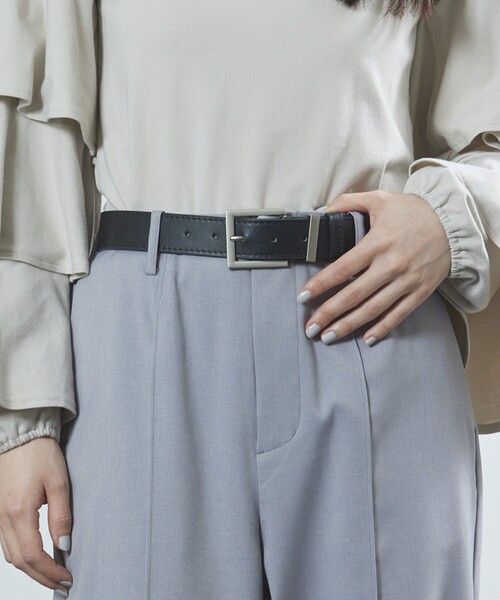 Firsthand（ファーストハンド）の「Firsthand/ファーストハンド フェイクレザーベルト（ベルト・レディース・ブラック/ダークブラウン・ﾌﾘ-）」の15枚目の写真