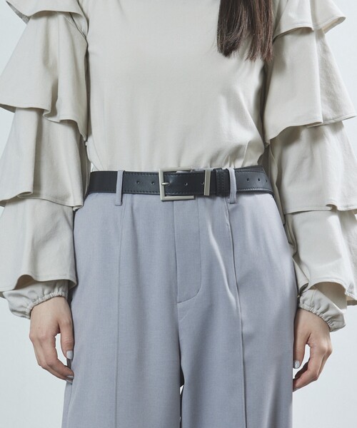 Firsthand（ファーストハンド）の「Firsthand/ファーストハンド フェイクレザーベルト（ベルト・レディース・ブラック/ダークブラウン・ﾌﾘ-）」の16枚目の写真