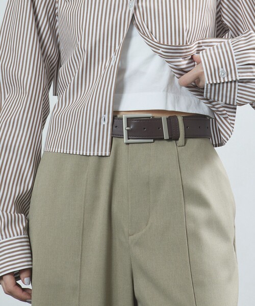 Firsthand（ファーストハンド）の「Firsthand/ファーストハンド フェイクレザーベルト（ベルト・レディース・ブラック/ダークブラウン・ﾌﾘ-）」の17枚目の写真