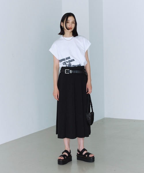 Firsthand（ファーストハンド）の「Firsthand/ファーストハンド フェイクレザーベルト（ベルト・レディース・ブラック/ダークブラウン・ﾌﾘ-）」の5枚目の写真