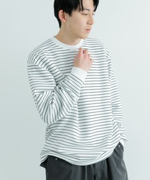 ITEMS URBANRESEARCH | ダンボールボーダー ロングスリーブカットソー(Tシャツ/カットソー)