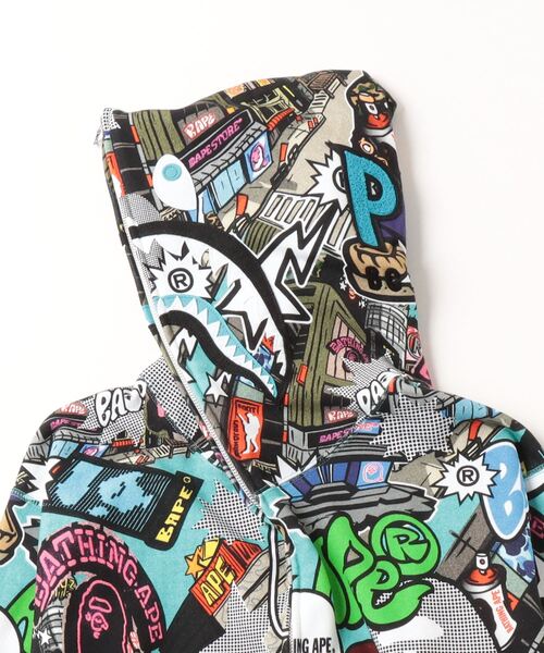 A BATHING APE（アベイシングエイプ）の「COMIC ART SHARK ZIP