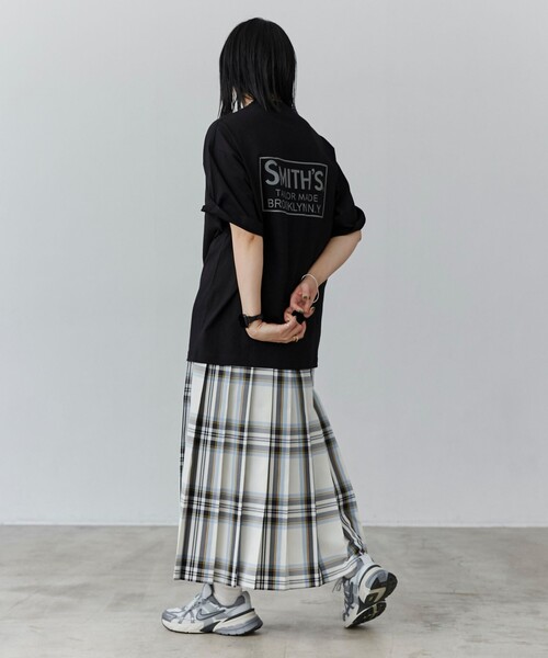 SMITH'S（スミス）の「SMITH’S（スミス）別注ロゴプリントポケットTシャツ（Tシャツ/カットソー・メンズ・ダークグリーン/ブラック/ホワイト/ダークグレー・S/M/L/XL）」の11枚目の写真