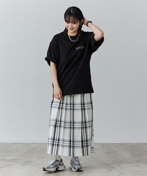 SMITH'S（スミス）の「SMITH’S（スミス）別注ロゴプリントポケットTシャツ（Tシャツ/カットソー・メンズ・ダークグリーン/ブラック/ホワイト/ダークグレー・S/M/L/XL）」の13枚目の写真