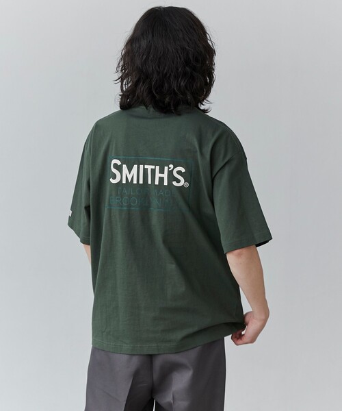 SMITH'S（スミス）の「SMITH’S（スミス）別注ロゴプリントポケットTシャツ（Tシャツ/カットソー・メンズ・ダークグリーン/ブラック/ホワイト/ダークグレー・S/M/L/XL）」の16枚目の写真