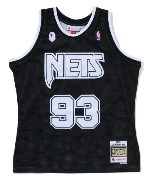 トップス A BATHING APE X MITCHELL & BROOKLYN NETS BAPE-x-Mitchell-Ness-New-