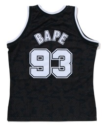 A BATHING APE バスケットボール タンクトップ BAPEロゴ黒 A BATHING APE - 《超希少》A BATHING APE アベイジングエイプ