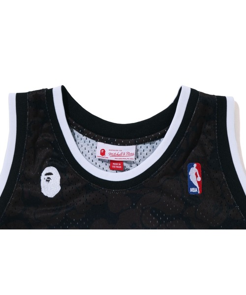 トップス A BATHING APE X MITCHELL & BROOKLYN NETS A BATHING APE（アベイシングエイプ）の「BAPE X MITCHELL
