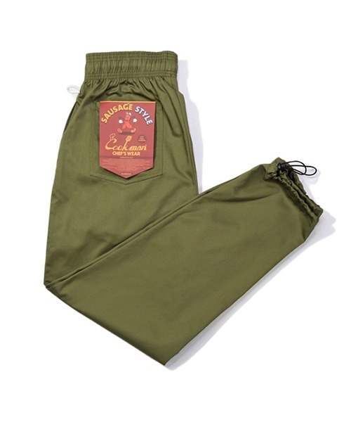 COOKMAN（クックマン）の「Cookman クックマン シェフパンツ イージーパンツ ワイドパンツ Sausage Style Over Cooked Herb（その他パンツ・メンズ・オリーブ・LARGE/X-LARGE/XX-LARGE）」の4枚目の写真