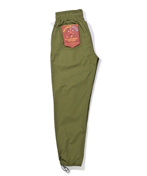 COOKMAN（クックマン）の「Cookman クックマン シェフパンツ イージーパンツ ワイドパンツ Sausage Style Over Cooked Herb（その他パンツ・メンズ・オリーブ・LARGE/X-LARGE/XX-LARGE）」の6枚目の写真
