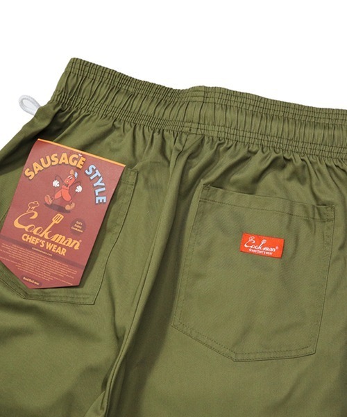 COOKMAN（クックマン）の「Cookman クックマン シェフパンツ イージーパンツ ワイドパンツ Sausage Style Over Cooked Herb（その他パンツ・メンズ・オリーブ・LARGE/X-LARGE/XX-LARGE）」の9枚目の写真
