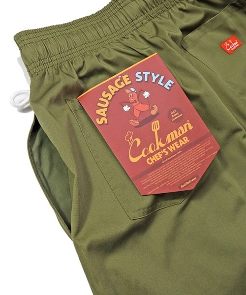 COOKMAN（クックマン）の「Cookman クックマン シェフパンツ イージーパンツ ワイドパンツ Sausage Style Over Cooked Herb（その他パンツ・メンズ・オリーブ・LARGE/X-LARGE/XX-LARGE）」の11枚目の写真
