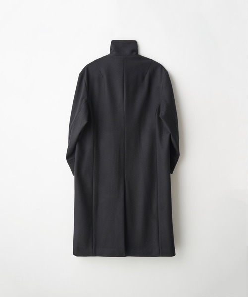 Juha(ユハ)の「STAND COLLAR COAT(チェスターコート・メンズ・ブラック/パープル・3/4)」の10枚目の写真