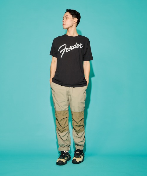 MUSIC TEE（ミュージックティー）の「FENDER “LOGO”/ フェンダー "ロゴ”（Tシャツ/カットソー・メンズ・ブラック・X-LARGE/LARGE/MEDIUM）」の2枚目の写真