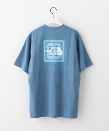《WEB限定》【THE NORTH FACE / ザ ノースフェイス】S/S Bandana Square Logo T