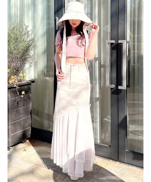 RESEXXY（リゼクシー）の「ストリングデザインバケットハット（ハット・レディース・ブラック/アイボリー・FREE）」の19枚目の写真