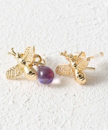bee ハチ モチーフ ピアス 【日本製】