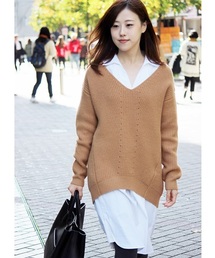 La TOTALITE | スキッパーシャツワンピース◆(ワンピース)