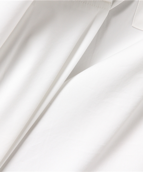 La TOTALITE(ラトータリテ)の「スキッパーシャツワンピース◆(ワンピース・レディース・カーキ/ホワイト・FREE)」の11枚目の写真