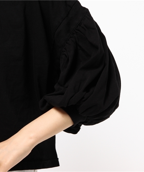 CIAOPANIC（チャオパニック）の「【Ciaopanic】　remakeバルーンT（Tシャツ/カットソー・レディース・オフホワイト/ブラック/グレー・FREE）」の8枚目の写真