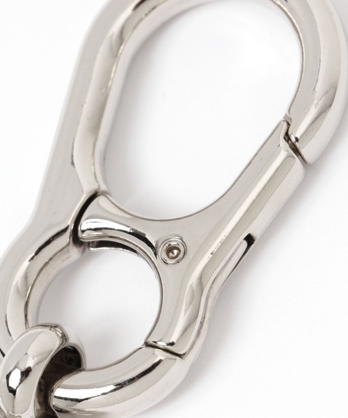 GLOBAL WORK（グローバルワーク）の「UNISEX/8の字カラビナL/121449（キーホルダー・メンズ・シルバー・FREE）」の2枚目の写真
