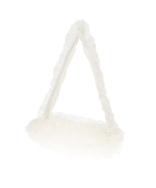 fifth（フィフス）の「チュールフリルバッグ（ショルダーバッグ・レディース・オフホワイト/グレー/ブラック・M）」の15枚目の写真