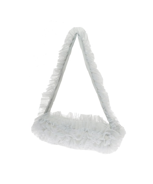 fifth（フィフス）の「チュールフリルバッグ（ショルダーバッグ・レディース・オフホワイト/グレー/ブラック・M）」の16枚目の写真