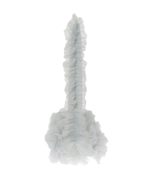 fifth（フィフス）の「チュールフリルバッグ（ショルダーバッグ・レディース・オフホワイト/グレー/ブラック・M）」の7枚目の写真