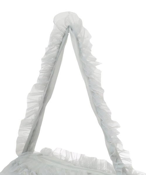 fifth（フィフス）の「チュールフリルバッグ（ショルダーバッグ・レディース・オフホワイト/グレー/ブラック・M）」の9枚目の写真