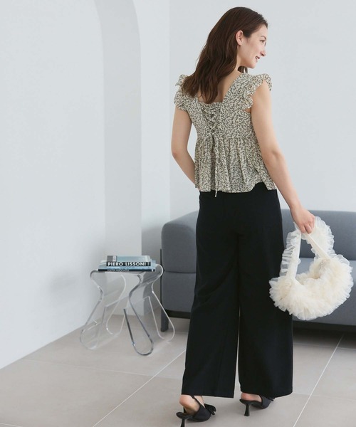 fifth（フィフス）の「チュールフリルバッグ（ショルダーバッグ・レディース・オフホワイト/グレー/ブラック・M）」の11枚目の写真